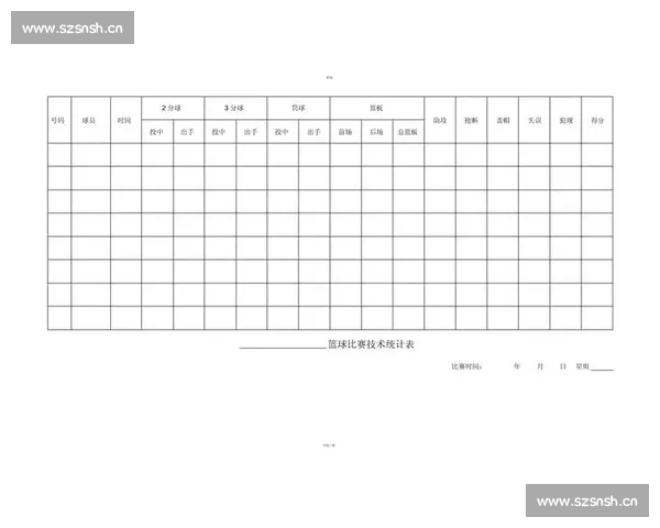 基于比赛数据分析与技术统计的竞技表现评估研究新视角方法与应用实践